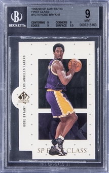 1998-99 SP Authentic “First Class” #FC14 Kobe Bryant - BGS MINT 9